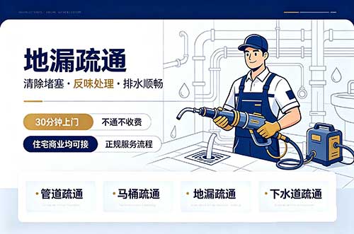 雷州地漏疏通